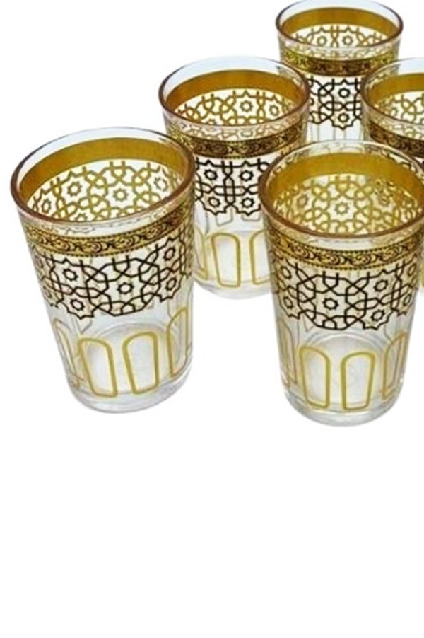 Marokkanische 6x-Set Teegläser