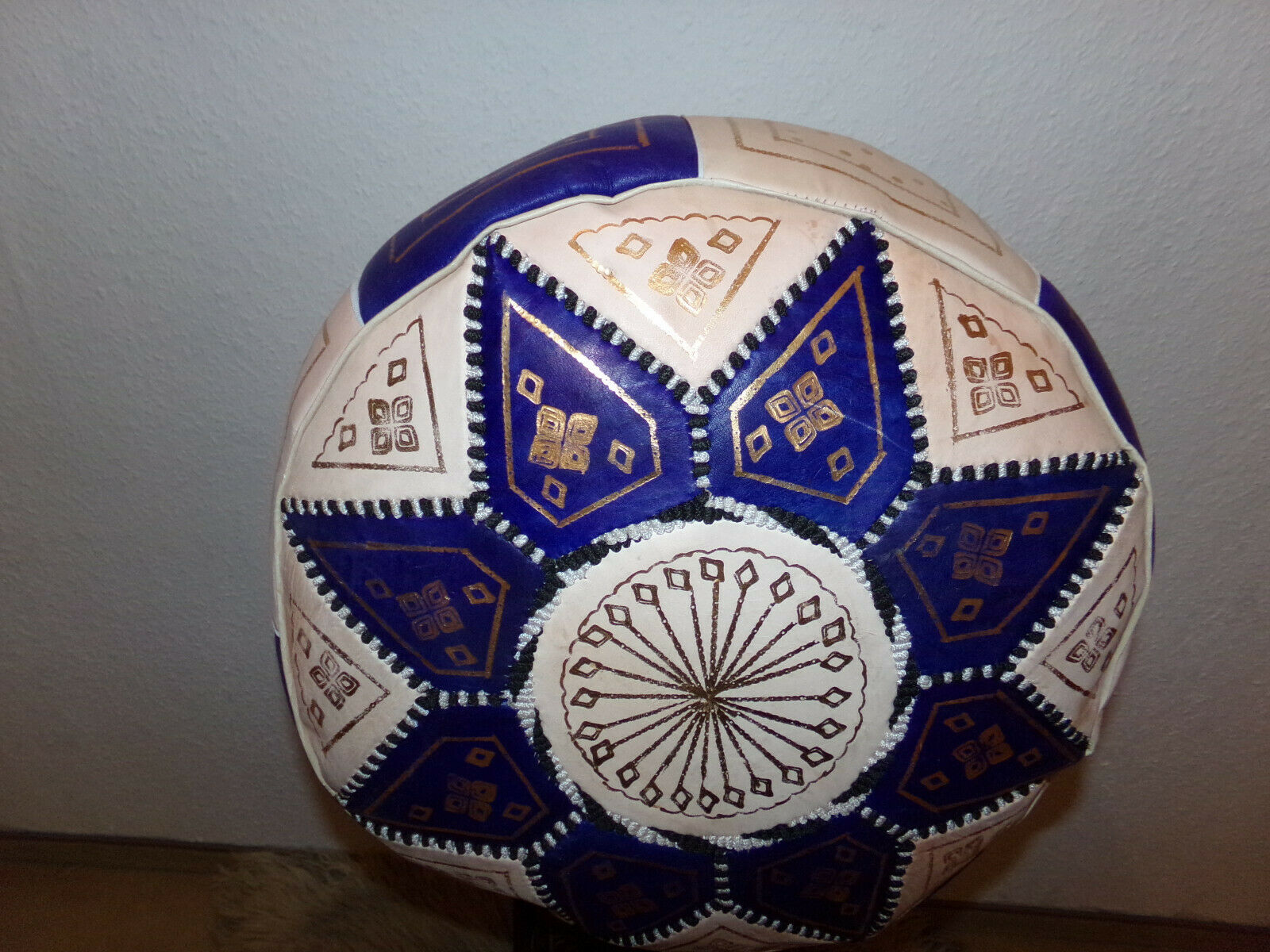 Marokkanische Orientalische Sitzkissen aus echtem Leder inkl. Füllung