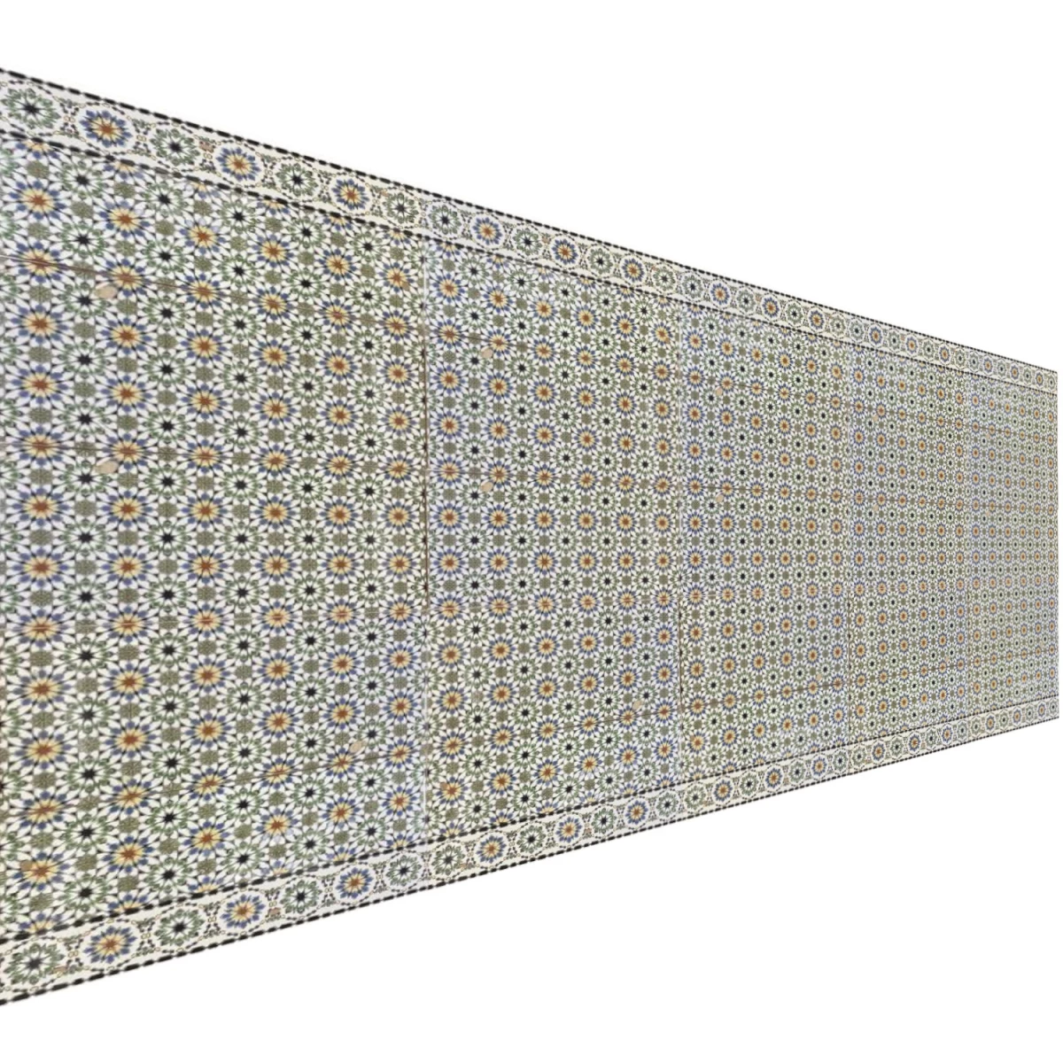 Orientalische Wandfliesen Fliesen Damaskus 1 Stk. - Muster 14