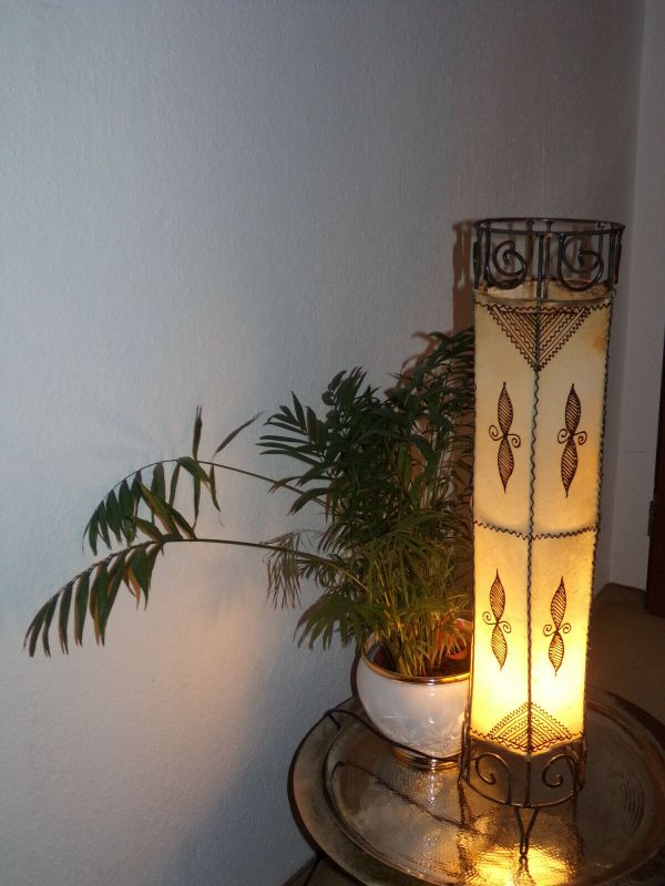 Orientalische Marokkanische Stehlampe Hennalampe