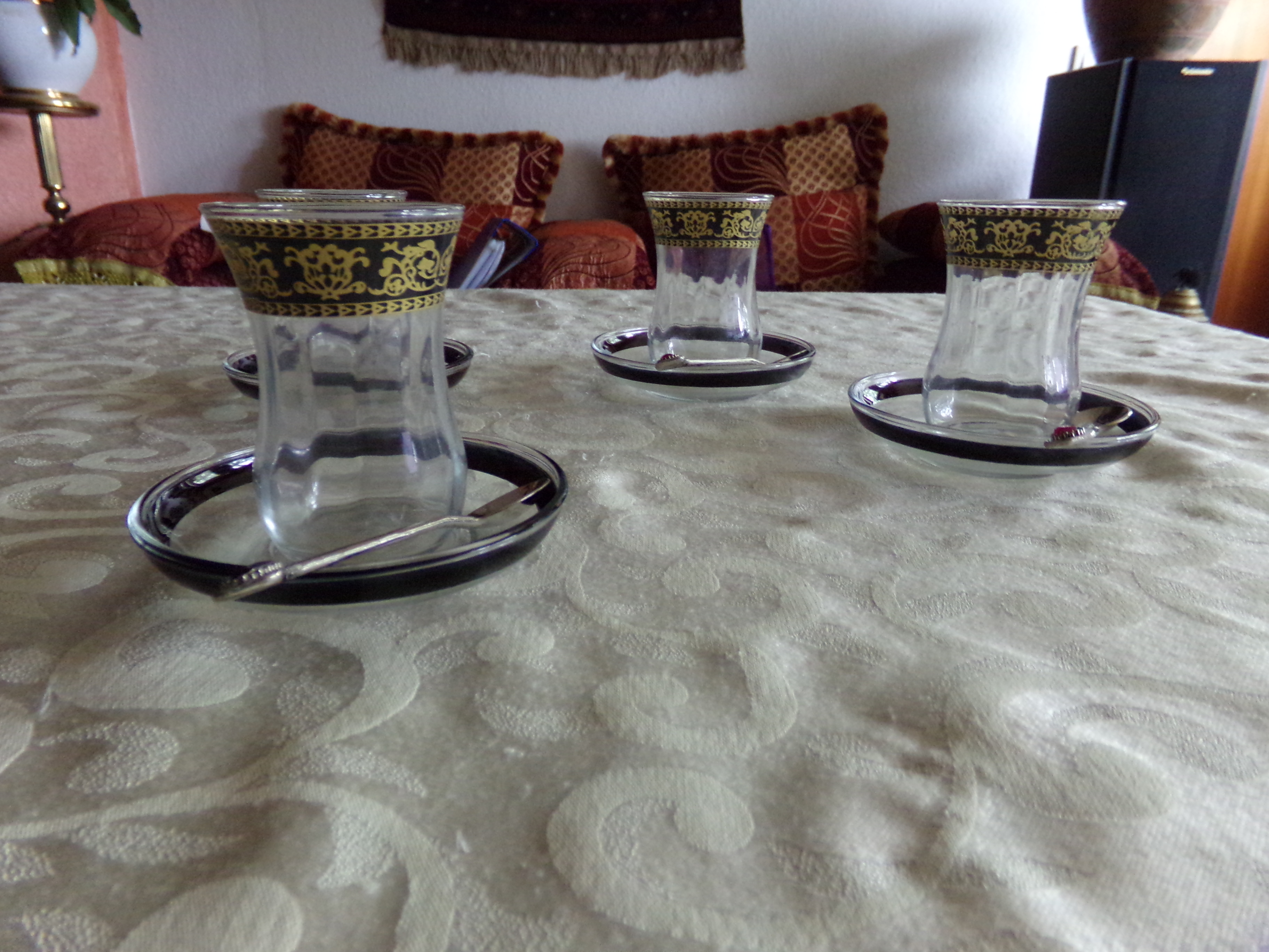 Türkische 4x Teegläser-Set