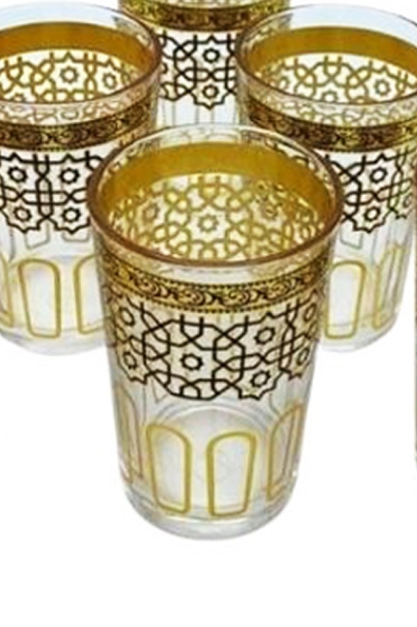 Marokkanische 6x-Set Teegläser