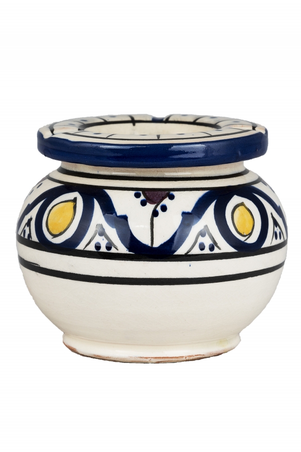 Marokkanischer Keramik Aschenbecher bunt