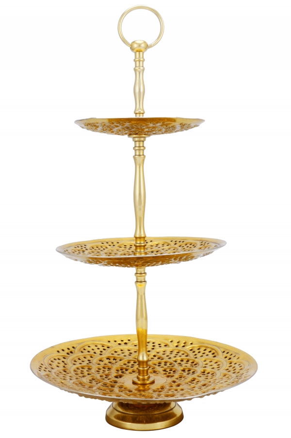 Orientalische Etagere Cupcake Ständer Gold