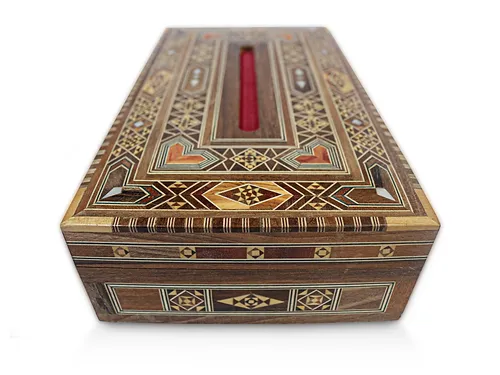 Orientalische Arabische Handgearbeitete, syrische Box für Kosmetikt 