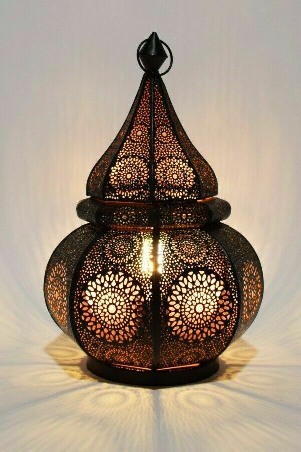  Orientalische Tischlampe Schwarz