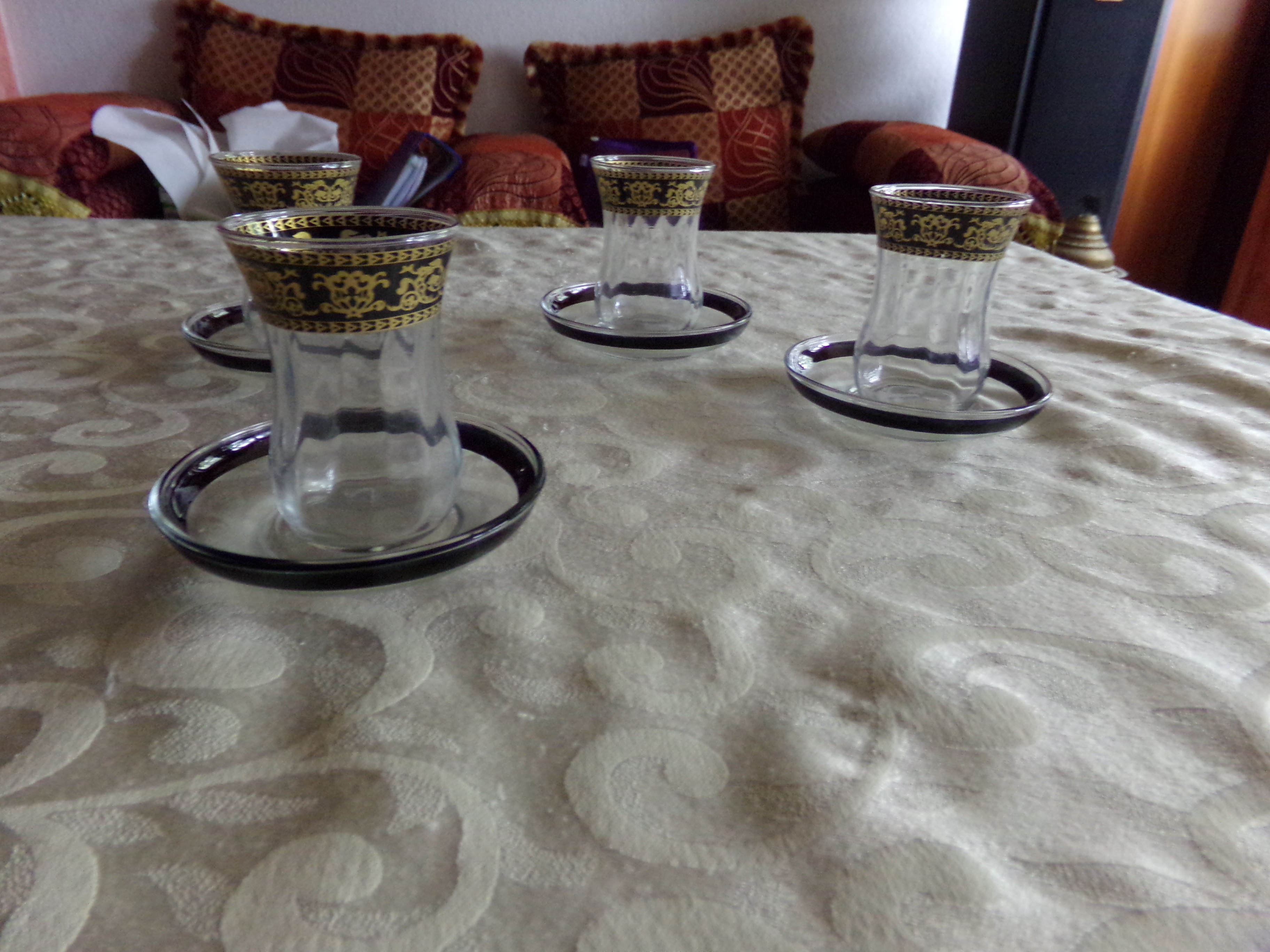 Türkische 4x Teegläser-Set