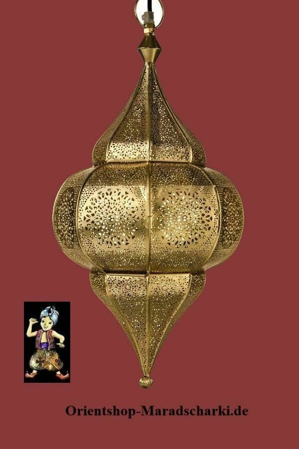 Orientalische Arabische Design Hängeleuchte Gold