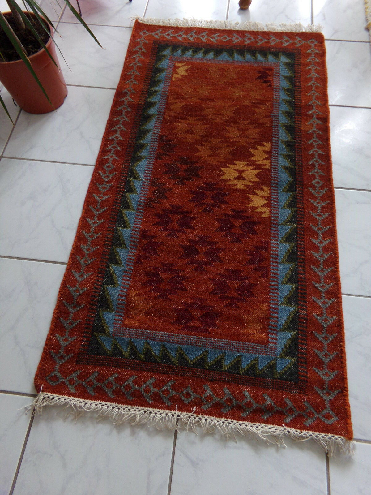 Orientalischer Teppich,handgewebter Kelim 