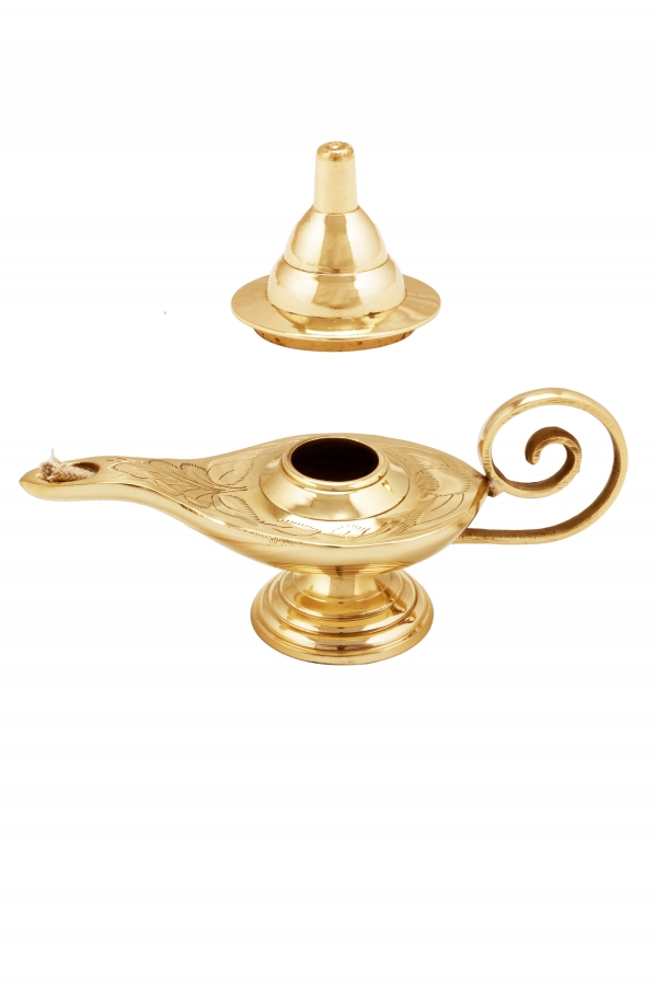Orientalische Aladdin Wunderlampe Öllampe 19 cm