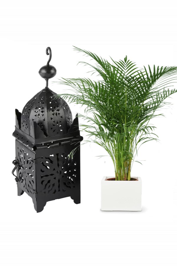 Orientalische Laterne Marokko aus Eisen 30cm 