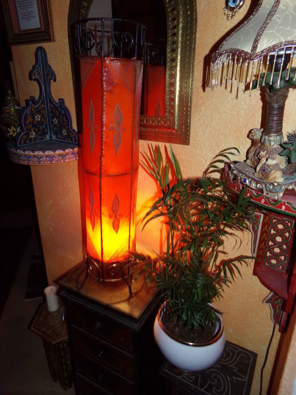 Orientalische Marokkanische Stehlampe Hennalampe