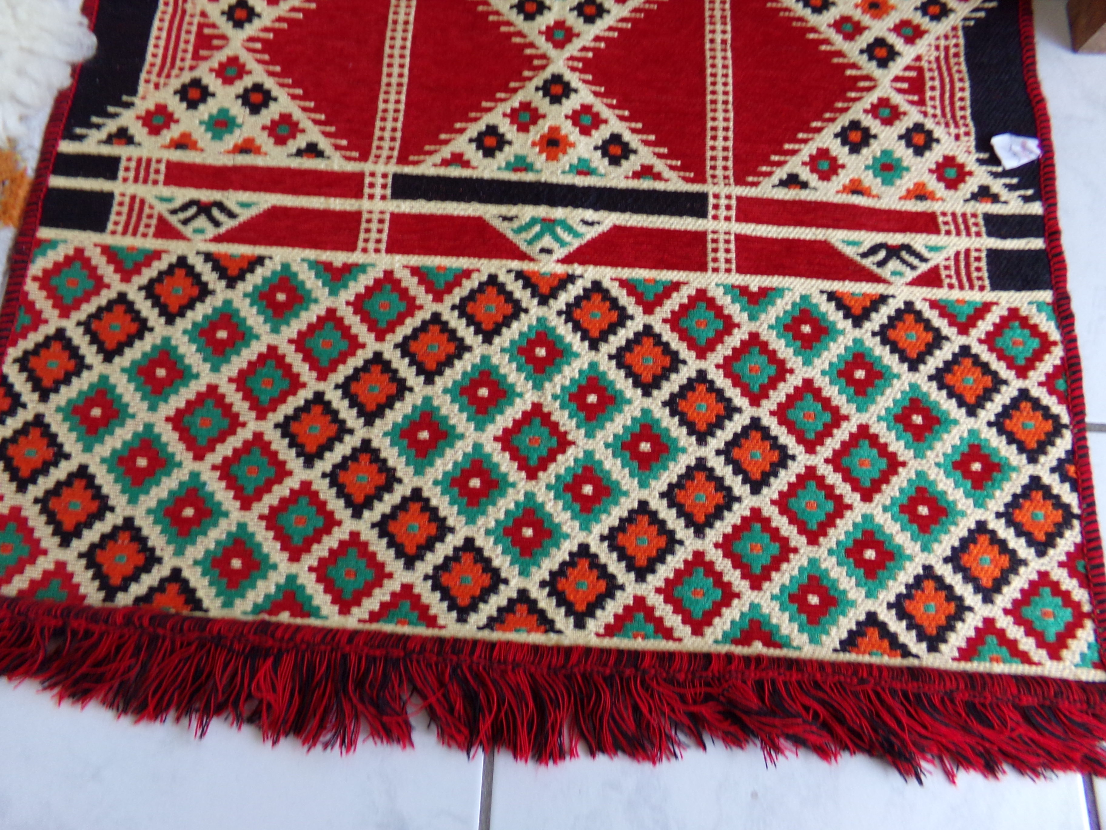 Orientalischer Teppichläufer-, handgewebter Teppich Läufer, dekorativ 