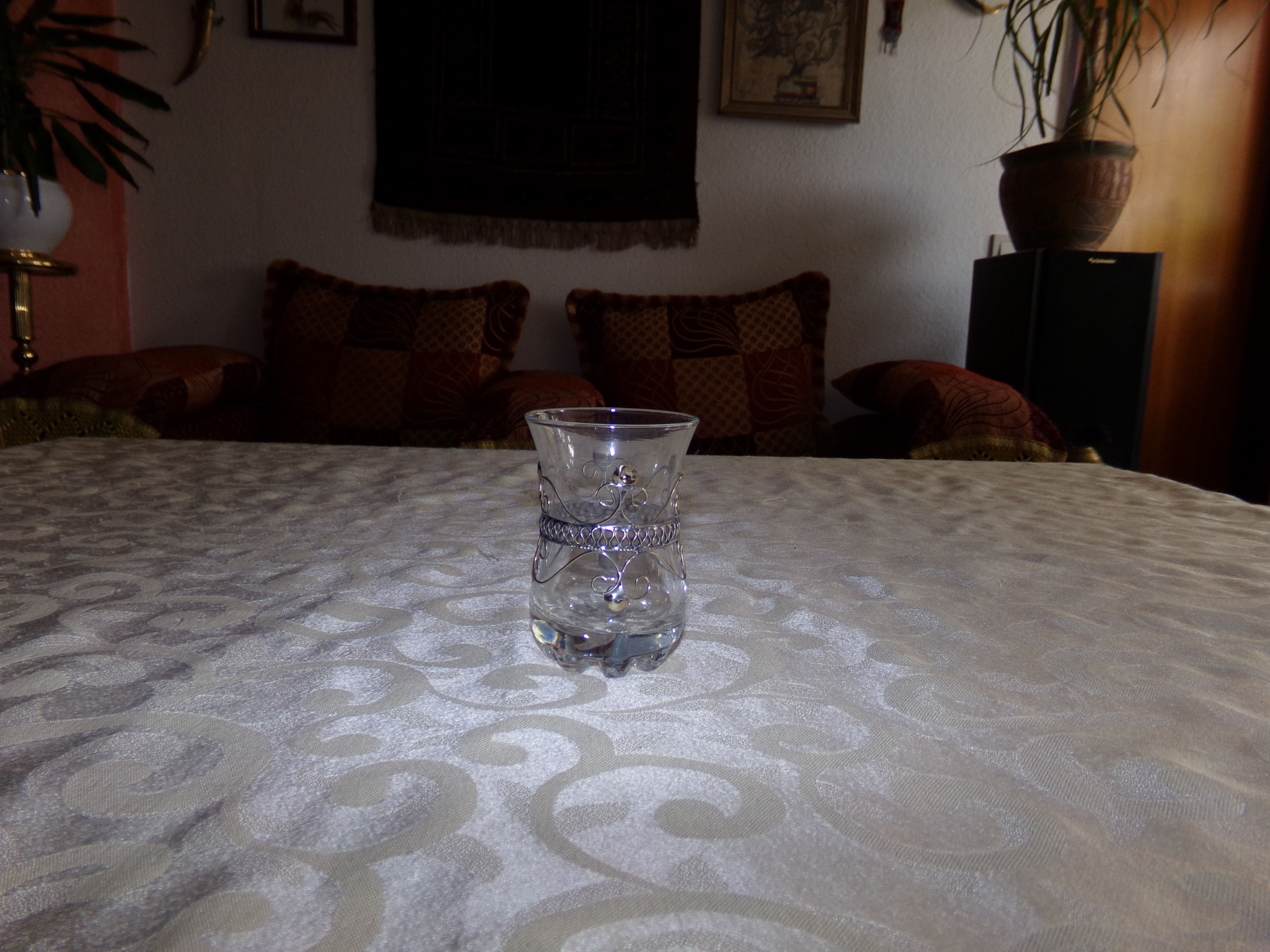 Orientalische verzierte Teegläser Set 6 Gläser 